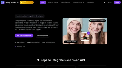 deepswapai.com website image