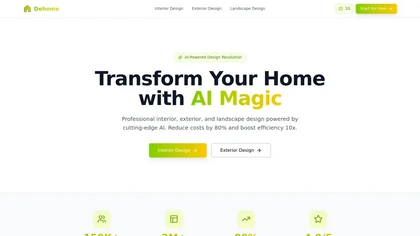DeHome.ai website image