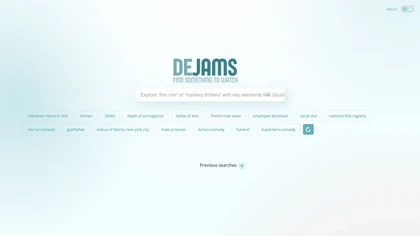 Dejams - Movies search engine image