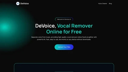 DeVoice website image