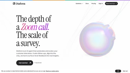 Diaform website image