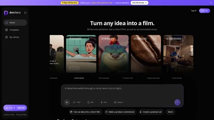 directorai website image
