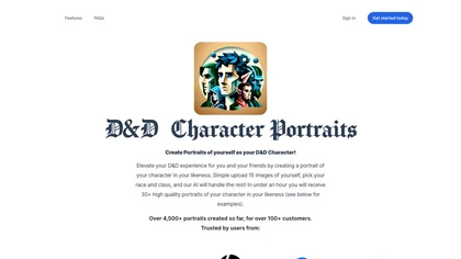 DnD Character Portraits image