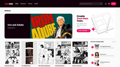 Drawtoon website image