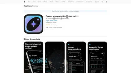 Dream Journal with AI website image