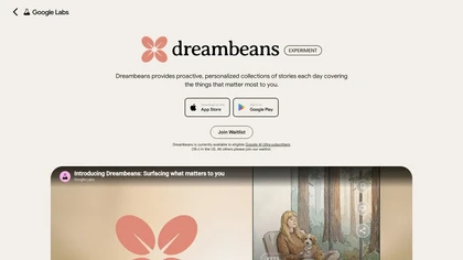 DreamBeans website image