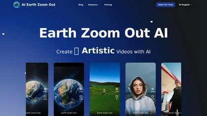 Earth Zoom Out AI website image