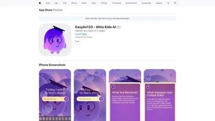 EasyAs123 website image