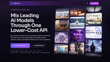 Emix AI website image