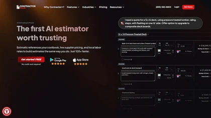 Estimatic AI website image