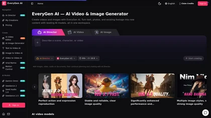 EveryGen AI website image