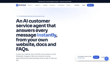 Evoriqa website image
