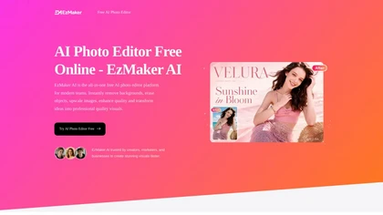EzMaker AI website image
