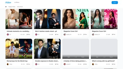 Facefame website image