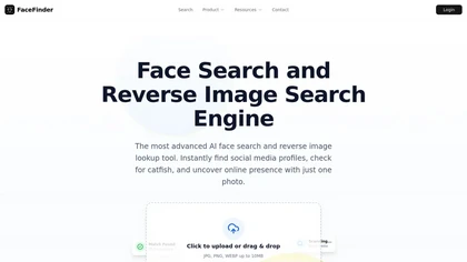 FaceFinder ID website image
