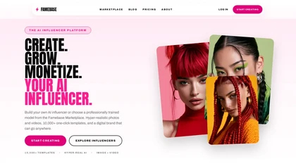 Famebase website image
