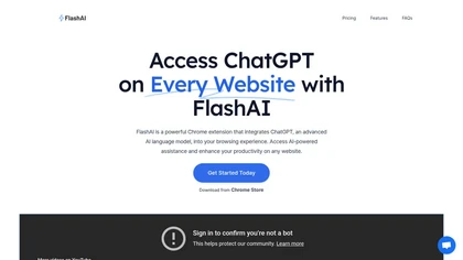 FlashAI website image