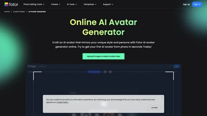 Fotor AI avatar generator image