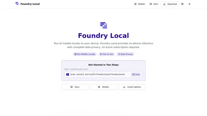 foundrylocal.ai website image
