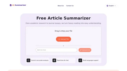 AI Article Summarizer image