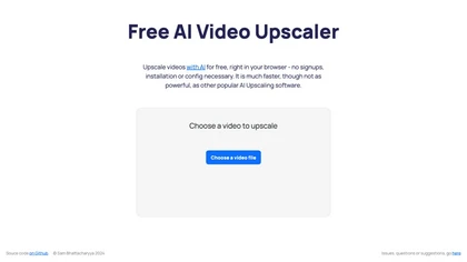 Free AI Video Upscaler image