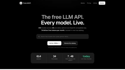 FreeLLMAPI website image