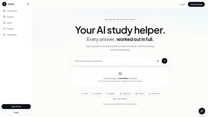 Gauth website image