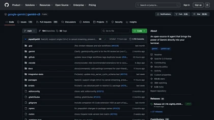 Gemini CLI website image