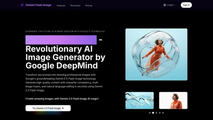 Gemini Flash Image AI website image