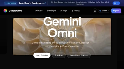 Gemini Omni website image