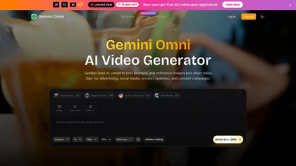 Gemini-Omni.online website image