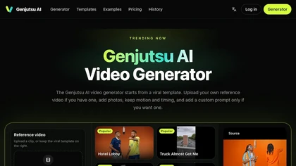 Genjutsu AI website image