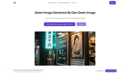 GenQwenImage website image