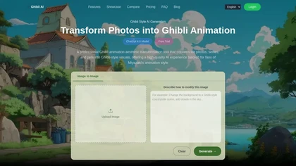 Ghibli magic maker website image