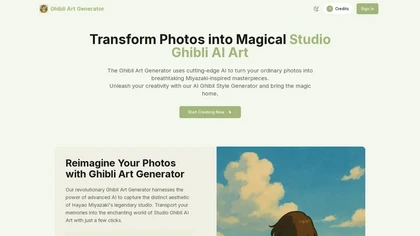 Ghibliart.co website image