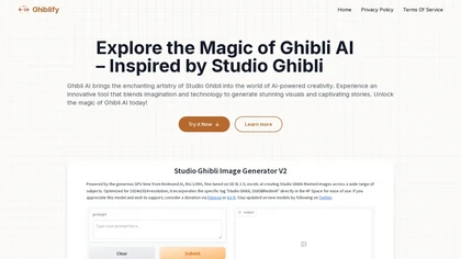 Ghiblify.im website image