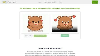 GIF with Sound website image