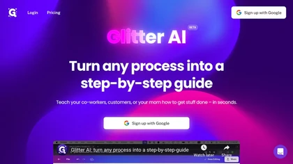 Glitter AI - Generate step by step guides image
