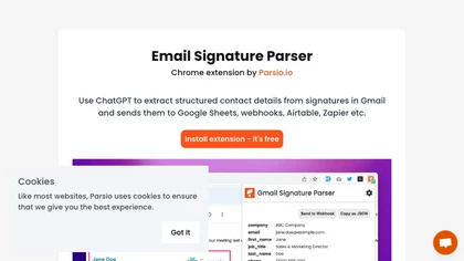 Gmail Signature Parser image
