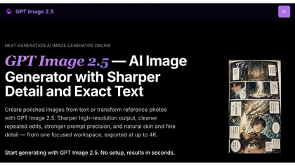 GPTtimage-2-5-com website image