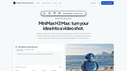 MiniMax H3 Max website image