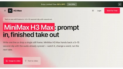 H3max.ai website image