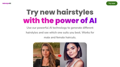 Hairstyle AI image