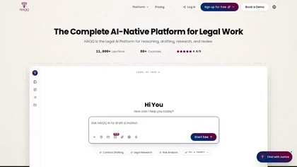 HAQQ AI website image