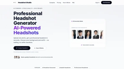 headshotgenerator.pro website image