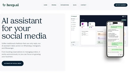 Heep AI website image