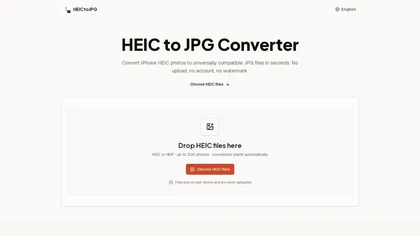 HEICtoJPG website image