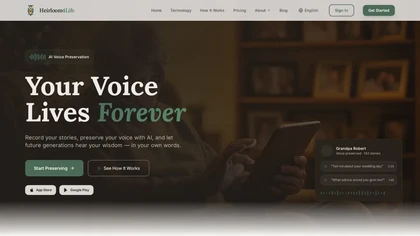 Heirloom4Life website image