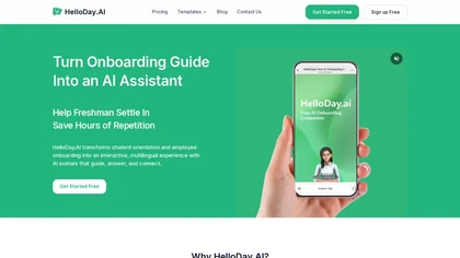 HelloDay.ai website image