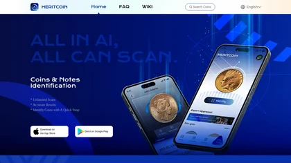 HeritCoin website image